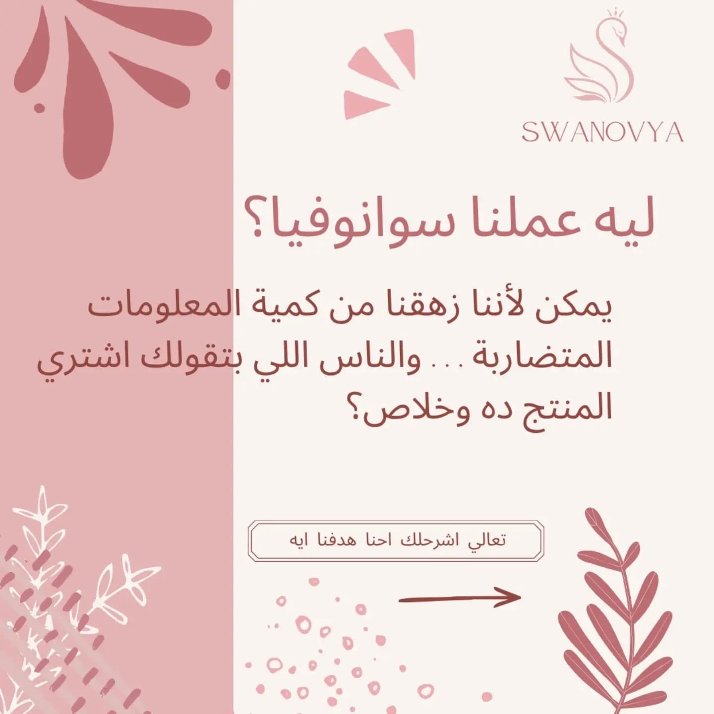 Why we created Swanovya